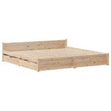 Bed Frame without Mattress 180x200 cm Super King Solid Wood Pine 3301694
