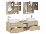 Bathroom Furniture Set 5 pcs Sonoma Oak 3407081