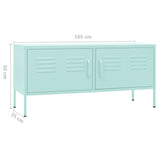 TV Cabinet Mint 105x35x50 cm Steel 336230