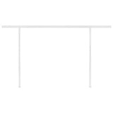 Manual Retractable Awning with Posts 4.5x3.5 m Anthracite 3070039