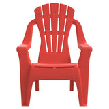 Garden Chairs 2 pcs for Children Red 37x34x44 cm PP Wooden Look 364738