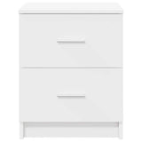 Bedside Cabinets 2 pcs with 2 Drawers White 40x36x50 cm 858786