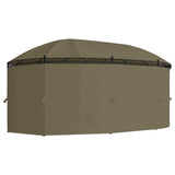 Gazebo with Curtains 520x349x255 cm Taupe 180 g/m 312231