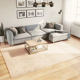 Rug HUARTE Short Pile Soft and Washable Beige 240x340 cm 375026