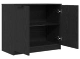 Sideboard Black Oak 60 x 30 x 70 cm Engineered Wood 862086