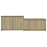 TV Cabinet Sonoma Oak 146.5x35x50 cm Engineered Wood 809812