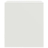 Bedside Cabinet White 34.5x39x44 cm Steel 841761
