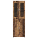 Highboard FLORIN Old Wood 60 x 35 x 182 cm Engineered Wood 3397922