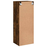TV Wall Cabinet Smoked Oak 40.5x30x102 cm Engineered Wood 836935