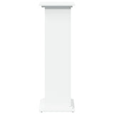 Display Stand with Storage White 31x30x90 cm Engineered Wood 854607