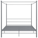 Bed Frame Grey Powder-coated metal 325071