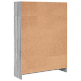 Bookcase Grey Sonoma 80x24x109 cm Engineered Wood 857840