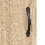 Highboard Sonoma Oak 69.5x34x180 cm Engineered Wood 3190016