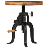 Side Table 45x cm Solid Reclaimed Wood and Cast Iron 247588