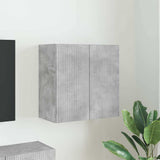 TV Wall Cabinet Concrete Grey 59.5 x 31 x 60 cm Engineered Wood 892352