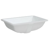 Bathroom Sink White 55.5x37.5x19 cm Rectangular Ceramic 153727
