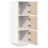 Highboard White 34x40x108.5 cm Solid Wood Pine 820168