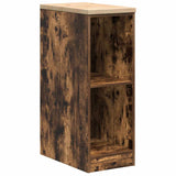 ZNTS Garage Storage Cabinet Smoked Oak 30x51x85 cm Solid Wood Pine 860530