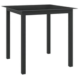 5 Piece Garden Dining Set Aluminium Anthracite 3070633