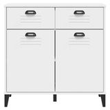Sideboard VIKEN White 80x40x80 cm Engineered Wood 374935