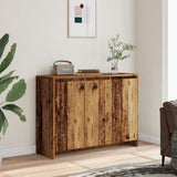 Sideboard Old Wood 102x33x75 cm Engineered Wood 856780