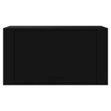 Wall-mounted Shoe Cabinet Black 70x35x38 cm Engineered Wood 821013