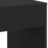 Desk Black Oak 101x50x76.5 cm Engineered Wood 862080