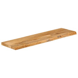 Table Top Live Edge 120x40x3.8 cm Solid Wood Mango 370494