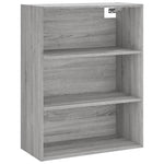 Highboard Grey Sonoma 69.5x34x180 cm Engineered Wood 3189987