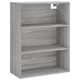 Highboard Grey Sonoma 69,5x34x180 cm Engineered Wood 3189483