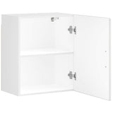 Kitchen Wall Cabinets 2 pcs Porto High Gloss White Engineered Wood 854042