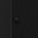 Kitchen Sideboard with Drawer Black Oak 32 x 50 x 180 cm 871379
