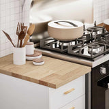 Kitchen Worktop 40x63.5x2.7 cm Solid Wood Oak Rectangular 4008995