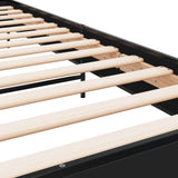 Bed Frame without Mattress Black 90x200 cm 845582