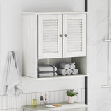 Bathroom Cabinet with Shelf VIGO White and Antique White 4019124