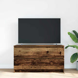 TV Cabinet Old Wood 100x35x54 cm Engineered Wood 861812