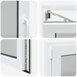 Basement Window "RISOR" 100x70 cm Tilt&Turn DIN Right White 4108367