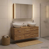 Bathroom Furniture Set 4 pcs Artisan Oak 3406990