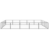 Dog Kennel Black 20 m Steel 3082144