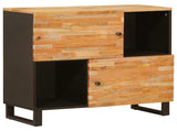 Side Cabinet Brown 80 x 33 x 75 cm Solid Mango Wood 4018323