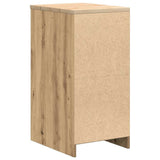 Garage Storage Cabinet Artisan Oak 40x51x85 cm Solid Wood Pine 860597