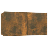 TV Cabinets 8 pcs Smoked Oak 60x30x30 cm Engineered Wood 3120308