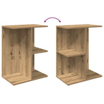 ZNTS Bedside Tables 2 pcs Artisan Oak 46.5x29x61 cm Engineered Wood 858667