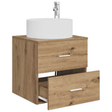 Wall-Mounted Sink Vanity Artisan Oak 49.5 x 44.5 x 65.5 cm 890325
