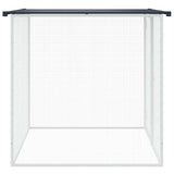 Chicken Cage with Roof Anthracite 103x98x90 cm Galvanised Steel 172337