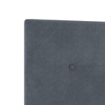 ZNTS Bed Frame Dark Grey 160x200 cm Velvet 3344952