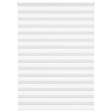 Zebra Blind White 165x200 cm Fabric Width 160.9 cm Polyester 4014794