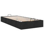 Ottoman Bed Frame without Mattress Black Single Fabric 3310918
