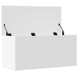 Storage Box White 100x42x46 cm Engineered Wood 840660