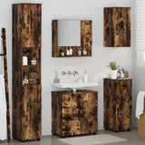 Bathroom Furniture Set 5 pcs Smoked Oak 61 x 35 x 64 cm 3392998